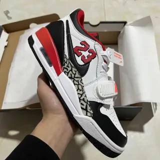 Nike Air Jordan Legacy 312 White Black Red Elephant Print Basketball Shoes