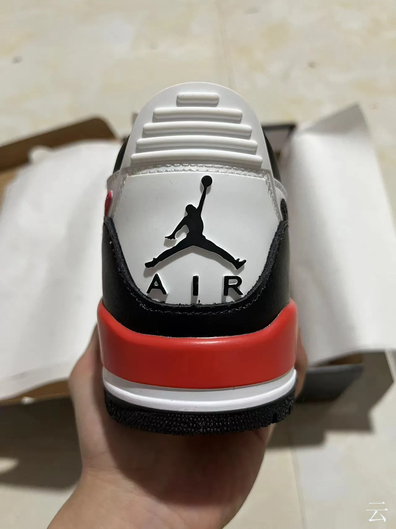 Nike Air Jordan Legacy 312 White Black Red Elephant Print Basketball Shoes 5