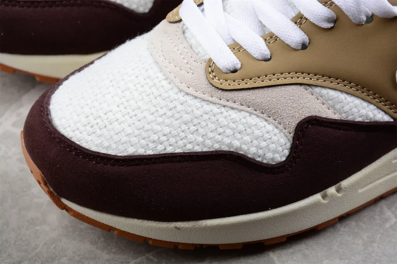 Nike Air Max 1 Bordô Bege Azul Claro Tênis Lifestyle 9