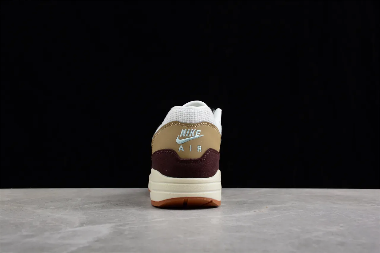 Nike Air Max 1 Bordô Bege Azul Claro Tênis Lifestyle 16