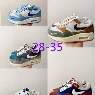 Nike Air Max 1 হালকা নীল সাদা চকচকে Swoosh লাইফস্টাইল স্নিকার্স
