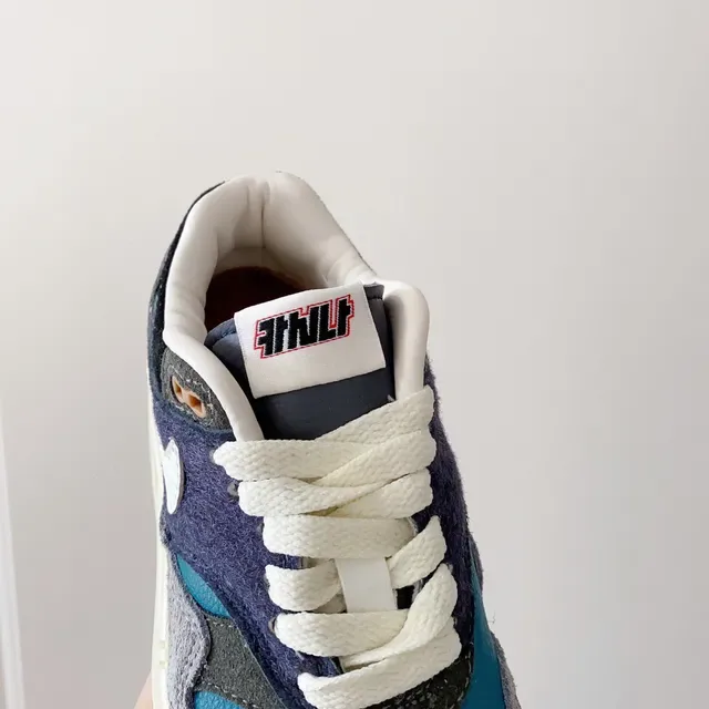 Nike Air Max 1 Light Blue White Glitter Swoosh Lifestyle Sneakers 15