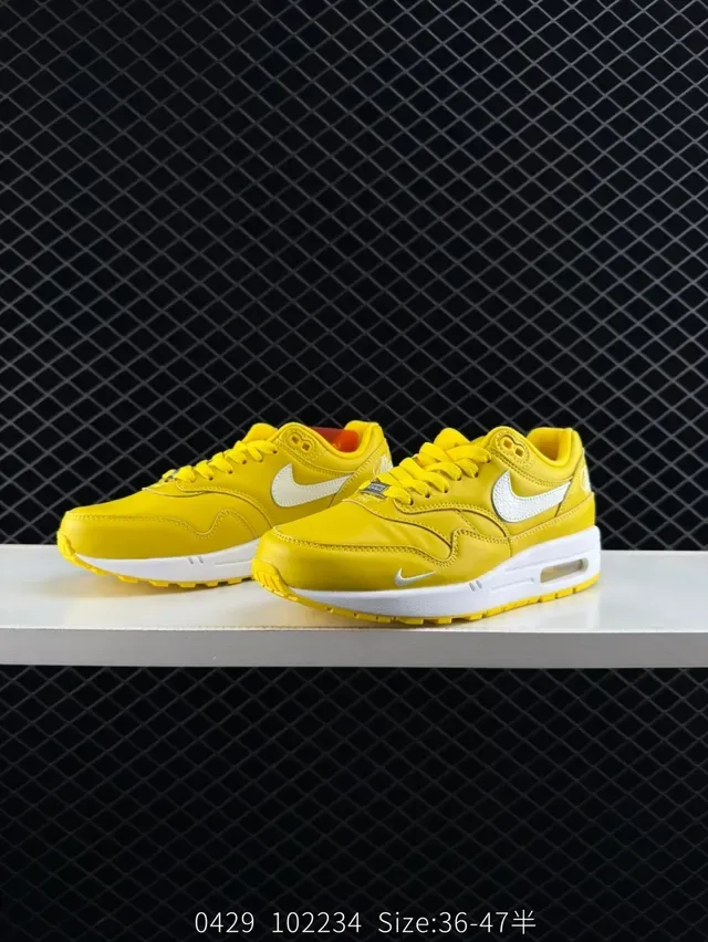 Nike Air Max 1 Yellow White Lifestyle Sneakers 2