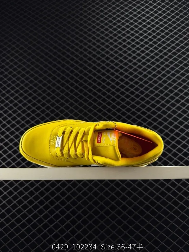 Nike Air Max 1 Yellow White Lifestyle Sneakers 4