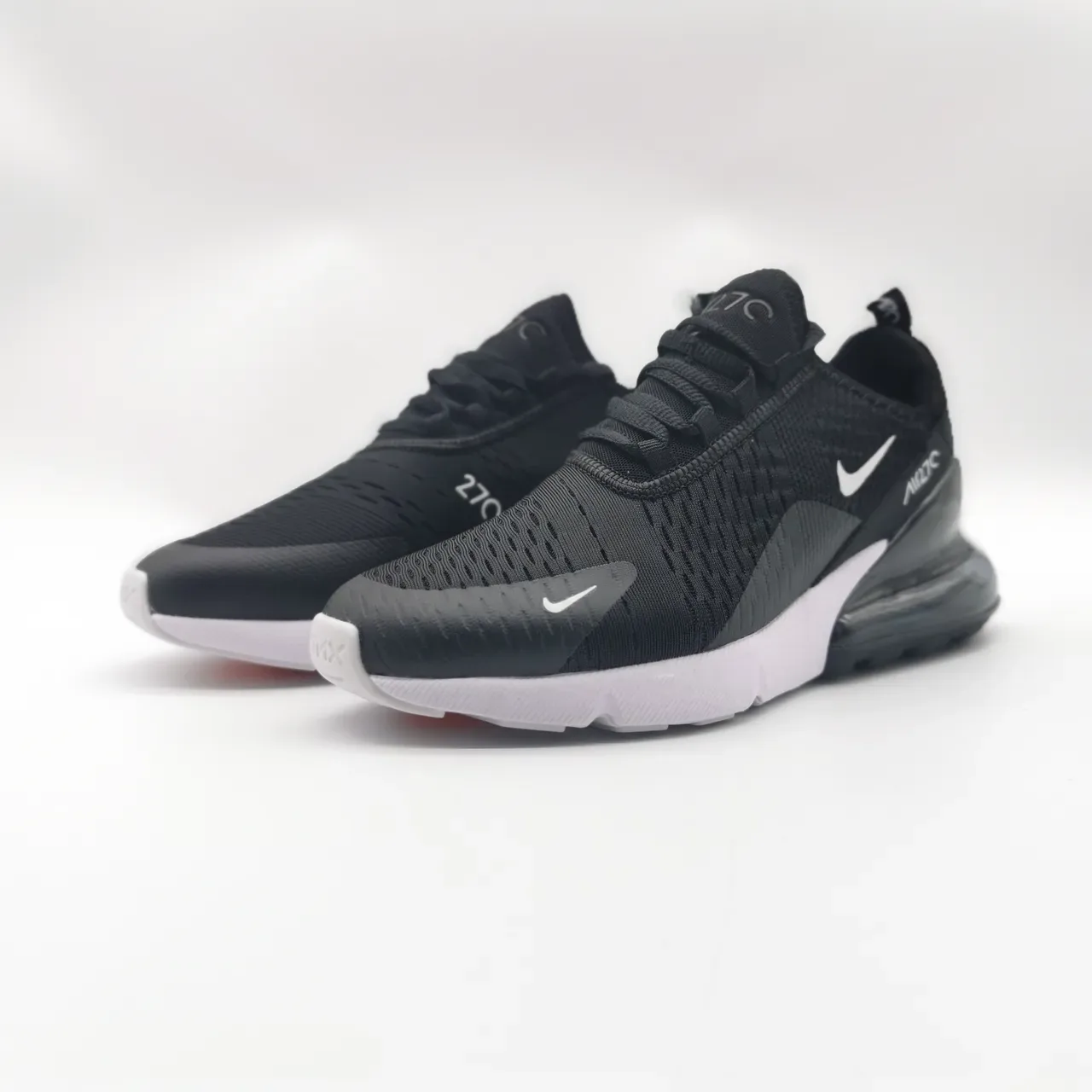 Nike Air Max 270 Black and White Lifestyle Sneakers 6