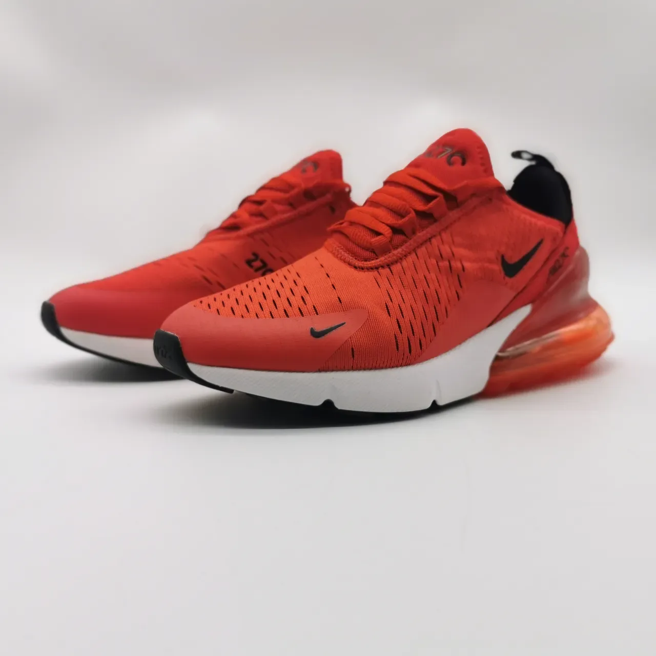 Nike Air Max 270 Red and White Lifestyle Sneakers 6
