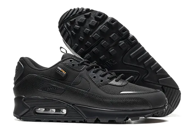 Nike Air Max 90 Black Monochrome Lifestyle Sneakers 3
