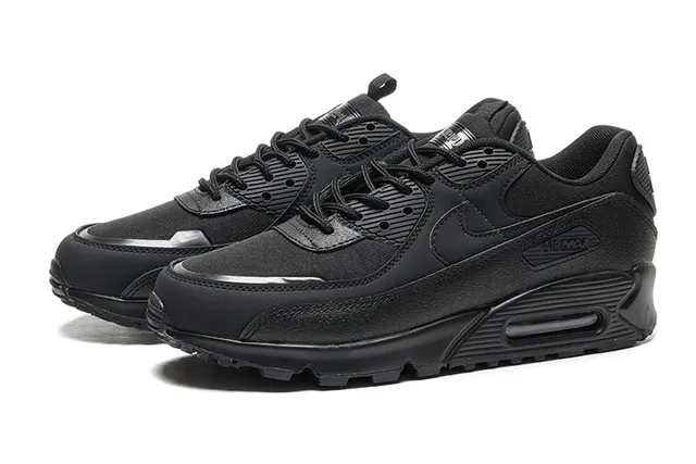 Nike Air Max 90 Black Monochrome Lifestyle Sneakers 5