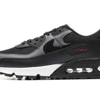 Nike Air Max 90 Black White Maroon Lifestyle Sneakers