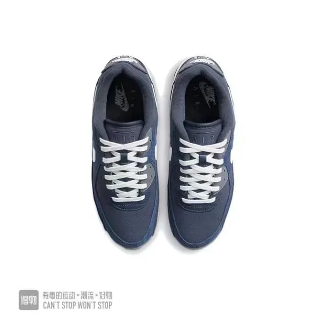 Nike Air Max 90 Navy and White Chaussures Lifestyle 4