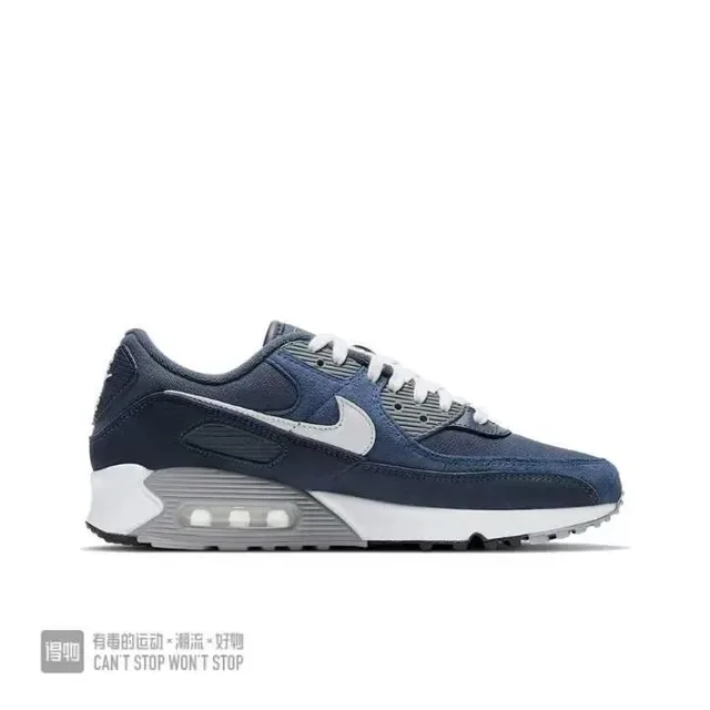 Nike Air Max 90 Navy and White Chaussures Lifestyle 6