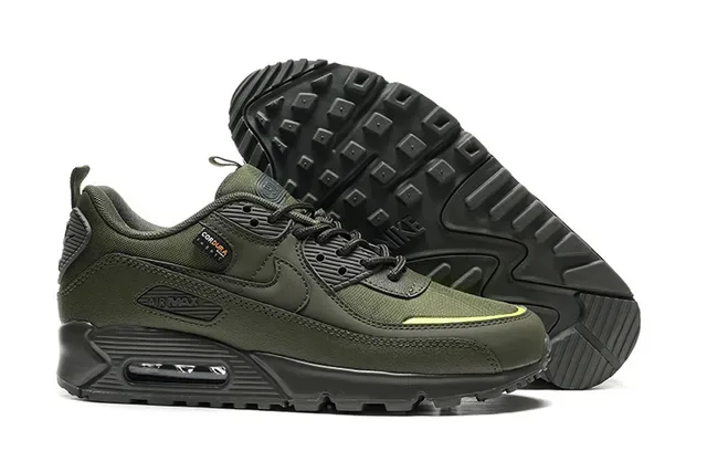 Nike Air Max 90 Olive Green Black Lifestyle Sneakers 4
