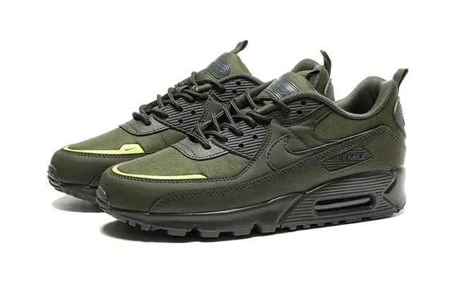 Nike Air Max 90 Olive Green Black Lifestyle Sneakers 5