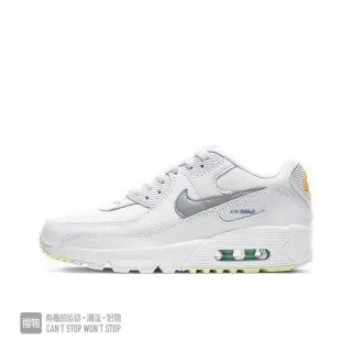 Nike Air Max 90 White Silver Lime Lifestyle Sneakers