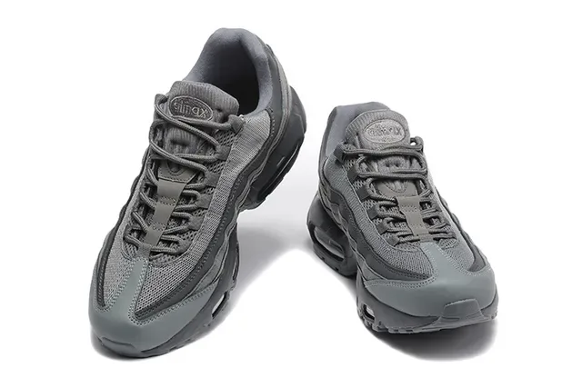 Nike Air Max 95 White Gray Black Orange Lifestyle Sneakers 5