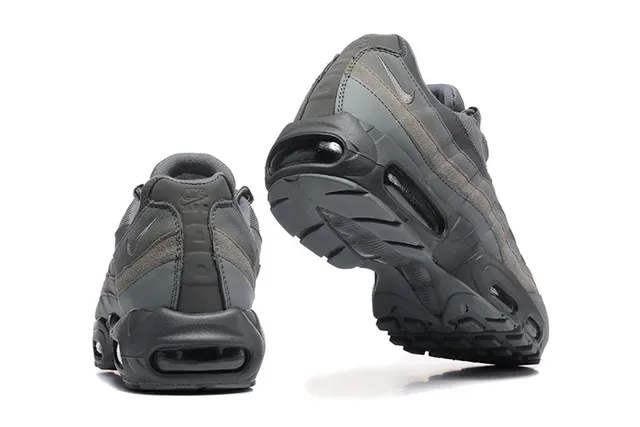 Nike Air Max 95 White Gray Black Orange Lifestyle Sneakers 6