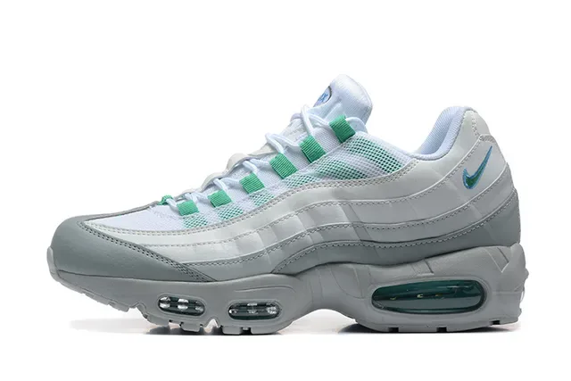 Nike Air Max 95 White Gray Black Orange Lifestyle Sneakers 9