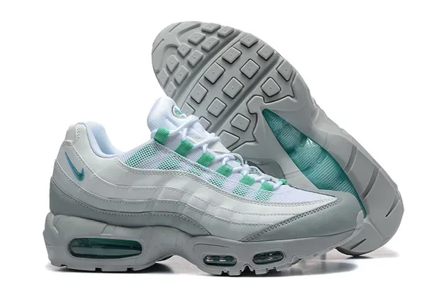 Nike Air Max 95 White Gray Black Orange Lifestyle Sneakers 11