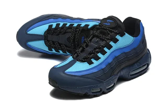 Nike Air Max 95 White Gray Black Orange Lifestyle Sneakers 15
