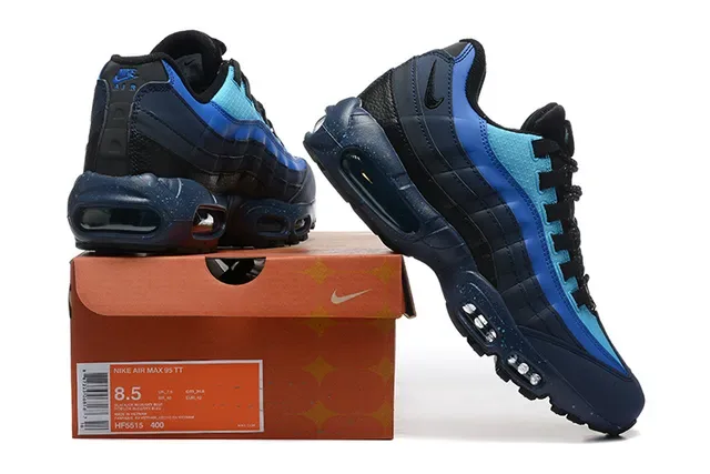 Nike Air Max 95 White Gray Black Orange Lifestyle Sneakers 19