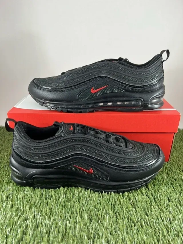 Nike Air Max 97 Black Red Lifestyle Sneakers 3