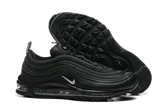 Nike Air Max 97 Black Silver Lifestyle Sneakers 4