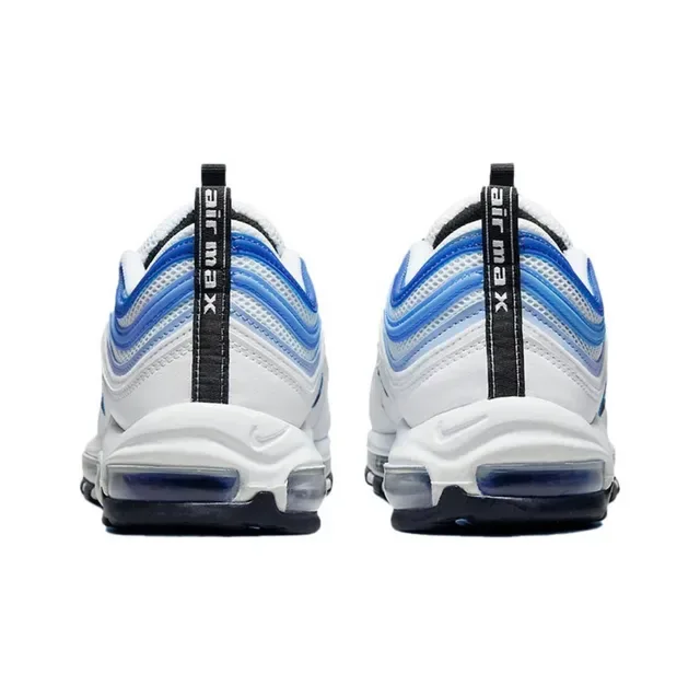 Nike Air Max 97 White and Blue Gradient Lifestyle Sneakers 5