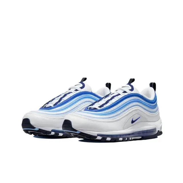 Nike Air Max 97 White and Blue Gradient Lifestyle Sneakers 7