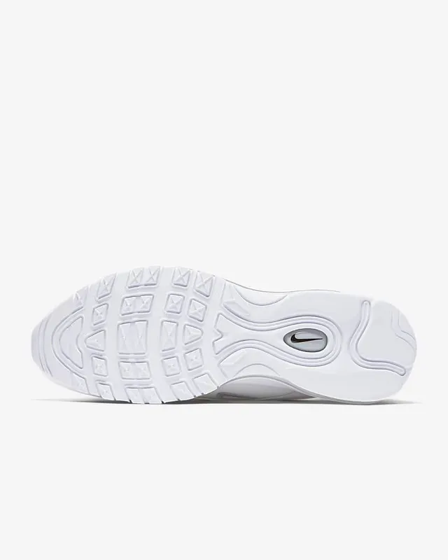 Nike Air Max 97 White Metallic Silver Lifestyle Sneakers 5