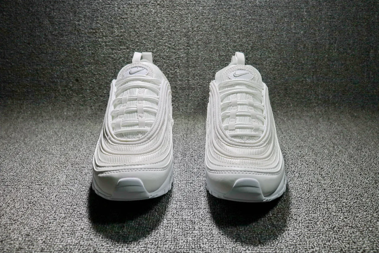 Nike Air Max 97 White Metallic Silver Lifestyle Sneakers 15