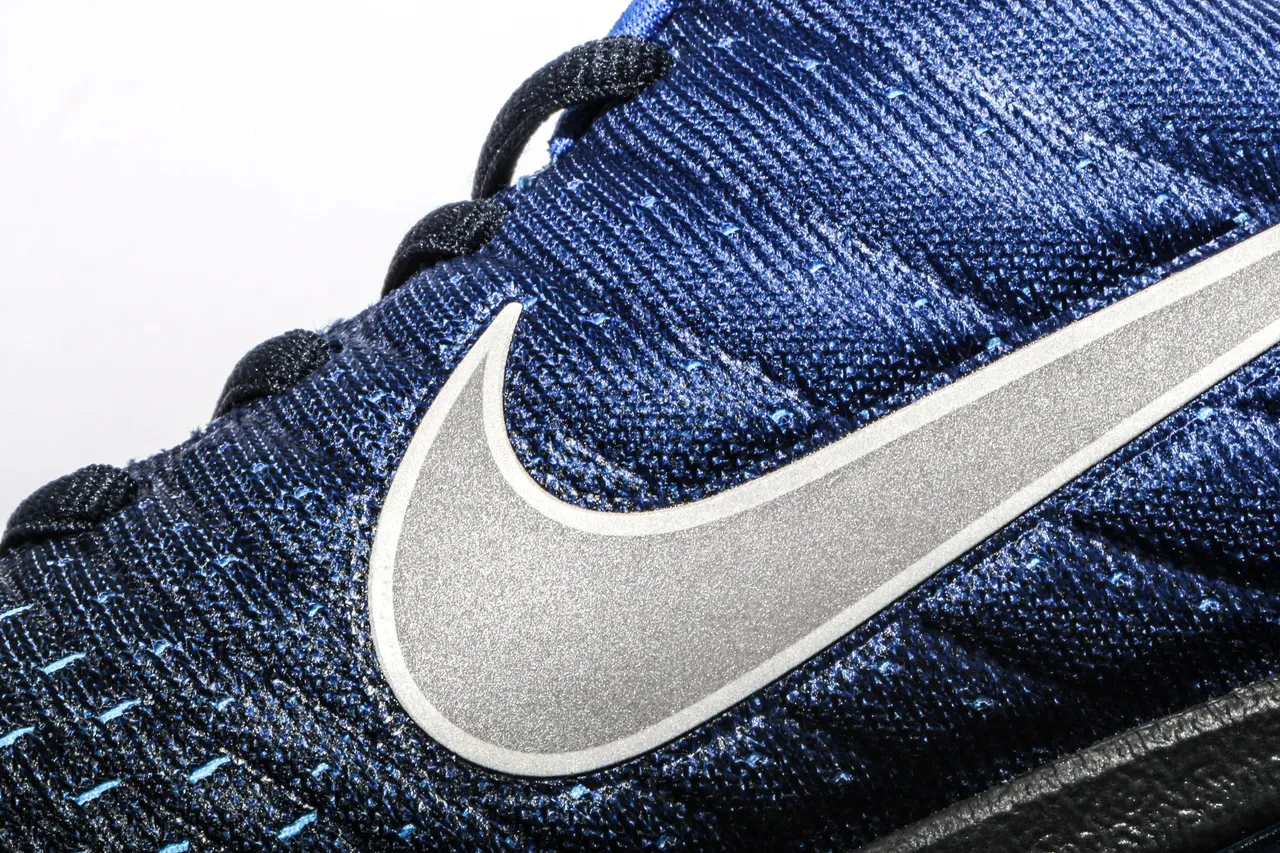 Nike Air Max Black Blue Knit Upper Full-Length Unit Running Shoes 4