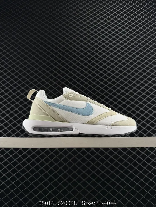Nike Air Max Dawn Beige Light Blue Lifestyle Sneakers 6
