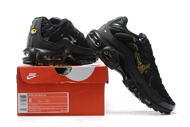 Nike Air Max Plus Black Yellow Lifestyle Sneakers 2