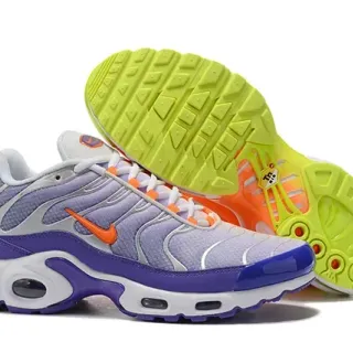 Nike Air Max Plus Lavender Purple Orange Neon Lime Lifestyle Sneakers