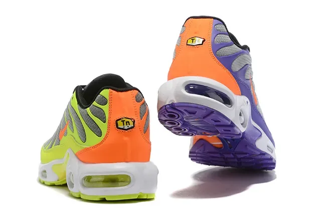 Nike Air Max Plus Lavender Purple Orange Neon Lime Lifestyle Sneakers 2