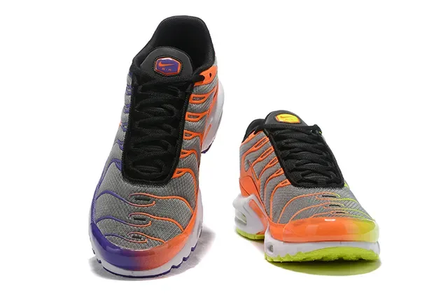 Nike Air Max Plus Lavender Purple Orange Neon Lime Lifestyle Sneakers 3