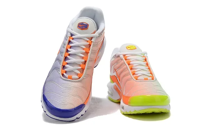 Nike Air Max Plus Lavender Purple Orange Neon Lime Lifestyle Sneakers 9