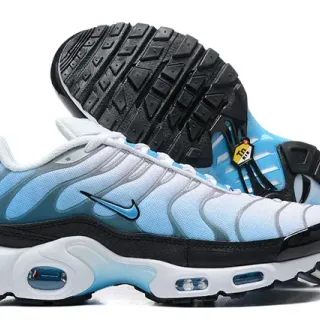 Nike Air Max Plus Light Blue and White Lifestyle Sneakers