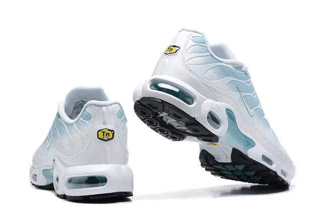 Nike Air Max Plus Light Blue and White Lifestyle Sneakers 7
