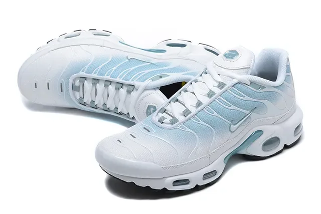Nike Air Max Plus Light Blue and White Lifestyle Sneakers 10