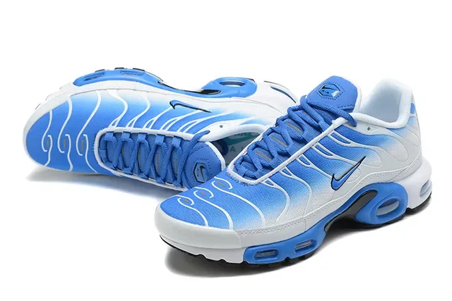 Nike Air Max Plus Light Blue and White Lifestyle Sneakers 22