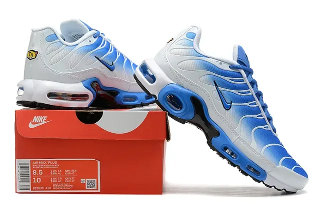 Nike Air Max Plus Light Blue and White Lifestyle Sneakers 24