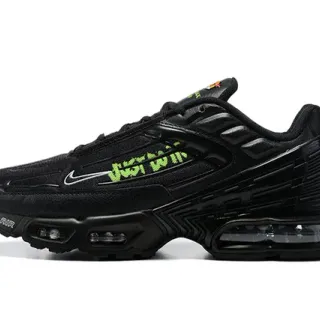 Nike Air Max Plus Tuned Black Lime Green Lifestyle Sneakers
