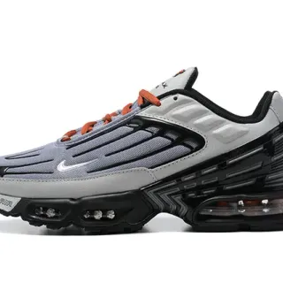 Nike Air Max Plus Tuned Gray Black Orange Lifestyle Sneakers