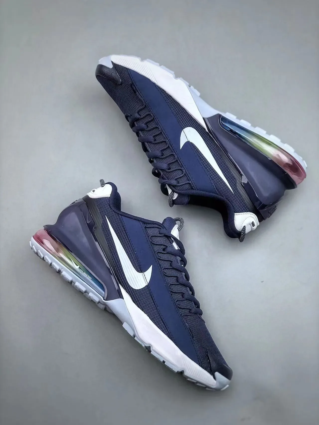 Nike Air Max Scorpion Navy and White Lifestyle Sneakers 4