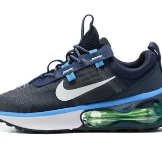 耐克 Air Max Scorpion 海军蓝和绿色生活方式运动鞋