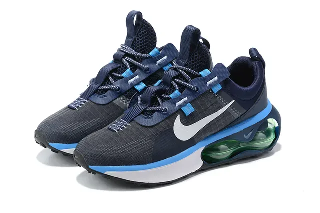 Nike Air Max Scorpion Navy Blue and Green Lifestyle Sneakers 3