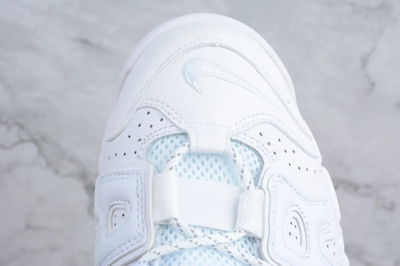 Nike Air More Uptempo White Basketball Shoes 2