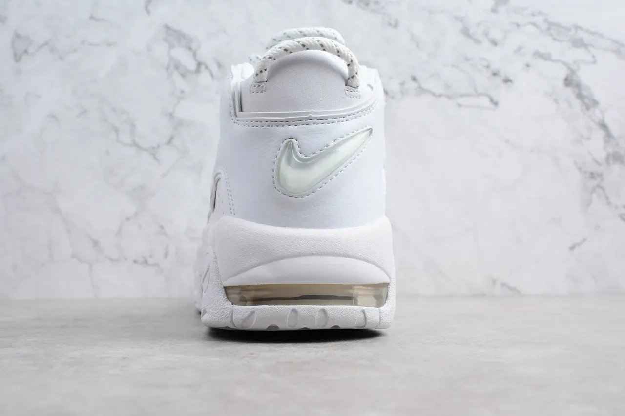 Nike Air More Uptempo White Basketball Shoes 5