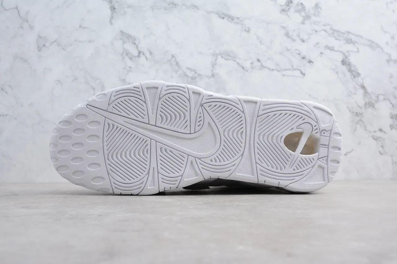 Nike Air More Uptempo White Basketball Shoes 6